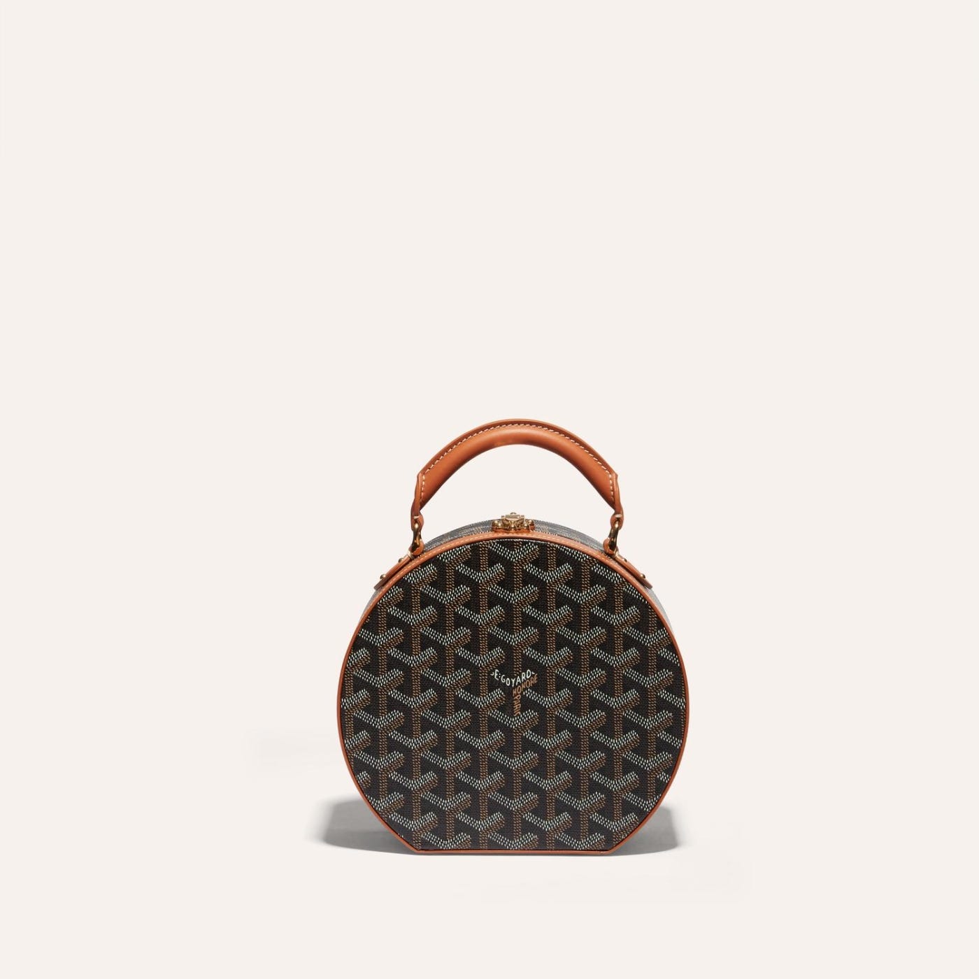 Goyard The Alto Hatbox Trunk Bag Black and Brown - Image 2